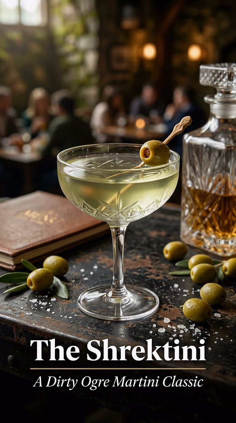 Shrektini (The Dirty Ogre Martini)