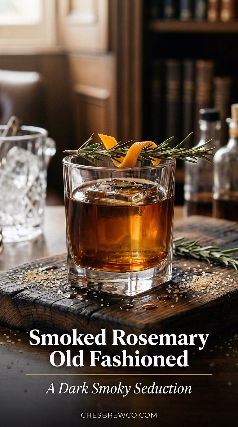 Smoked Rosemary Old Fashioned