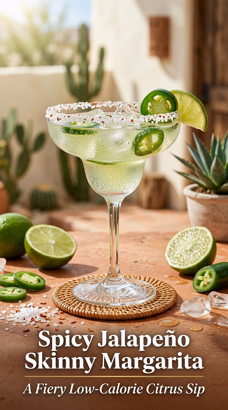 Spicy Jalapeño Skinny Margarita