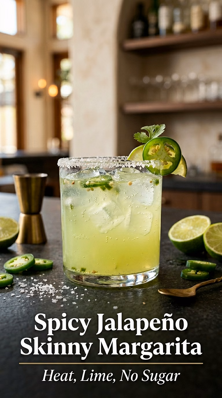 Spicy Jalapeño Skinny Margarita