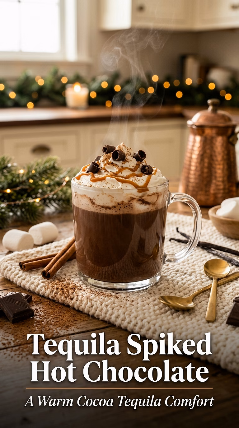 Tequila Spiked Hot Chocolate