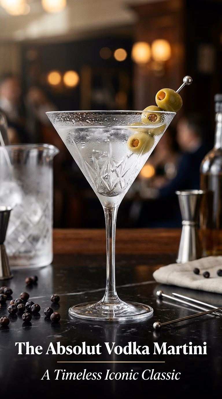 The Absolut Vodka Martini