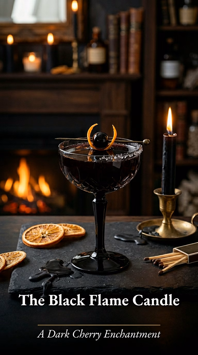The Black Flame Candle