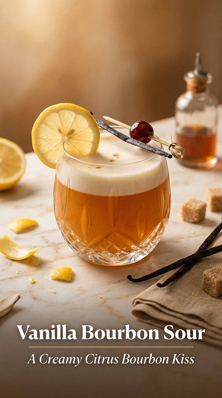 Vanilla Bourbon Sour