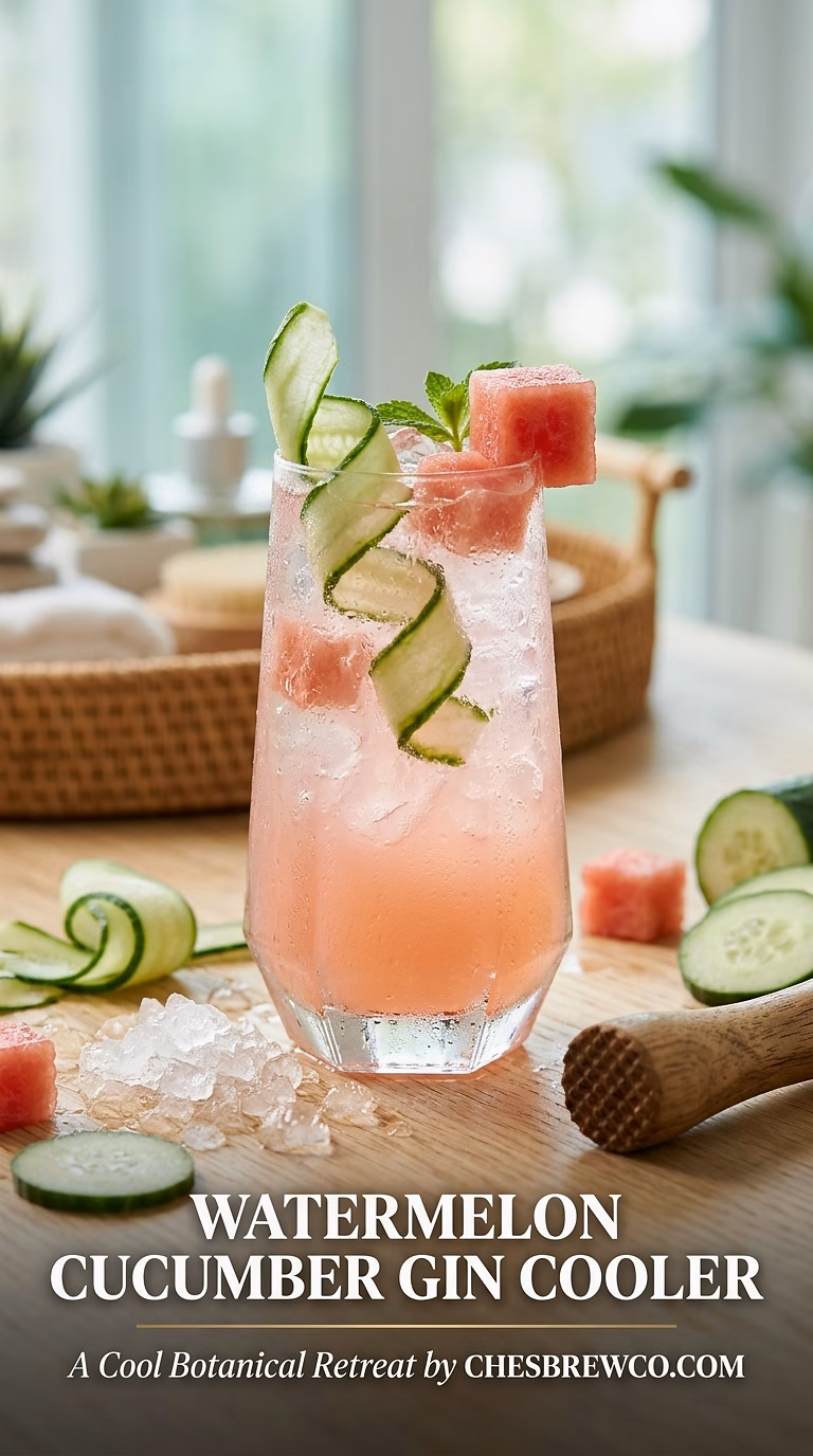 Watermelon Cucumber Gin Cooler