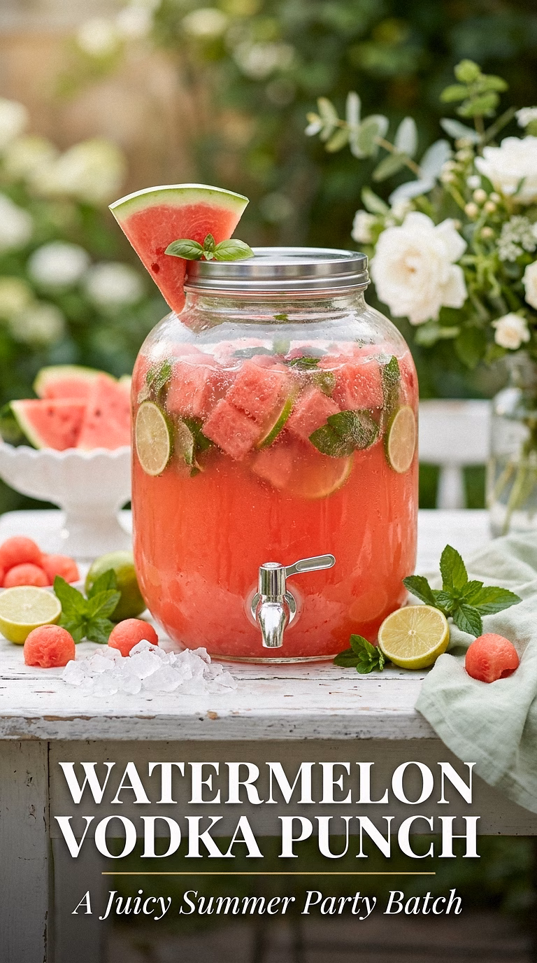 Watermelon Vodka Punch