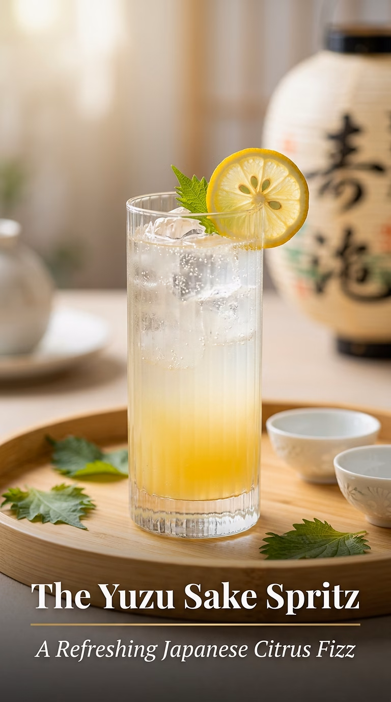 Yuzu Sake Spritz