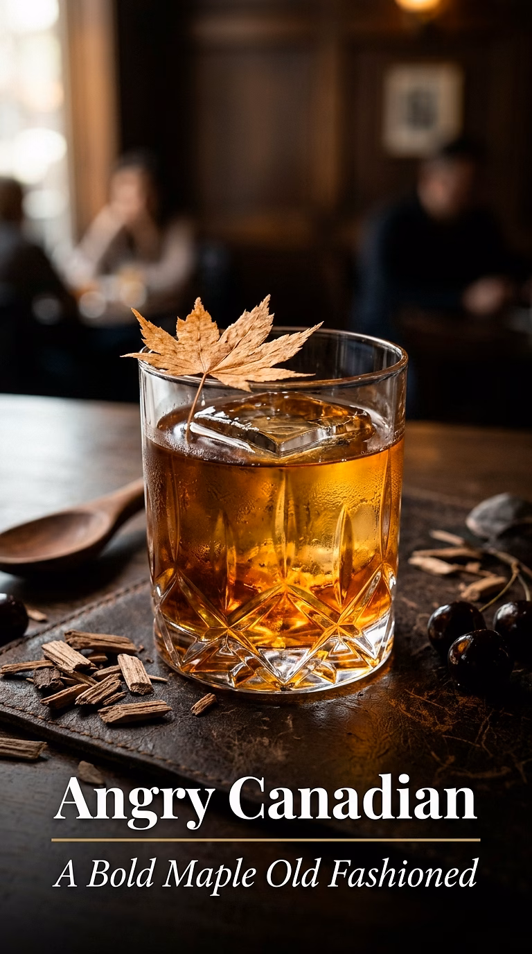 Angry Canadian (Canadian Old Fashioned)