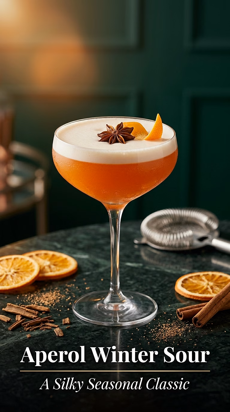 Aperol Winter Sour