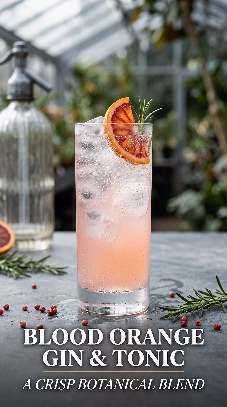 Blood Orange Gin and Tonic