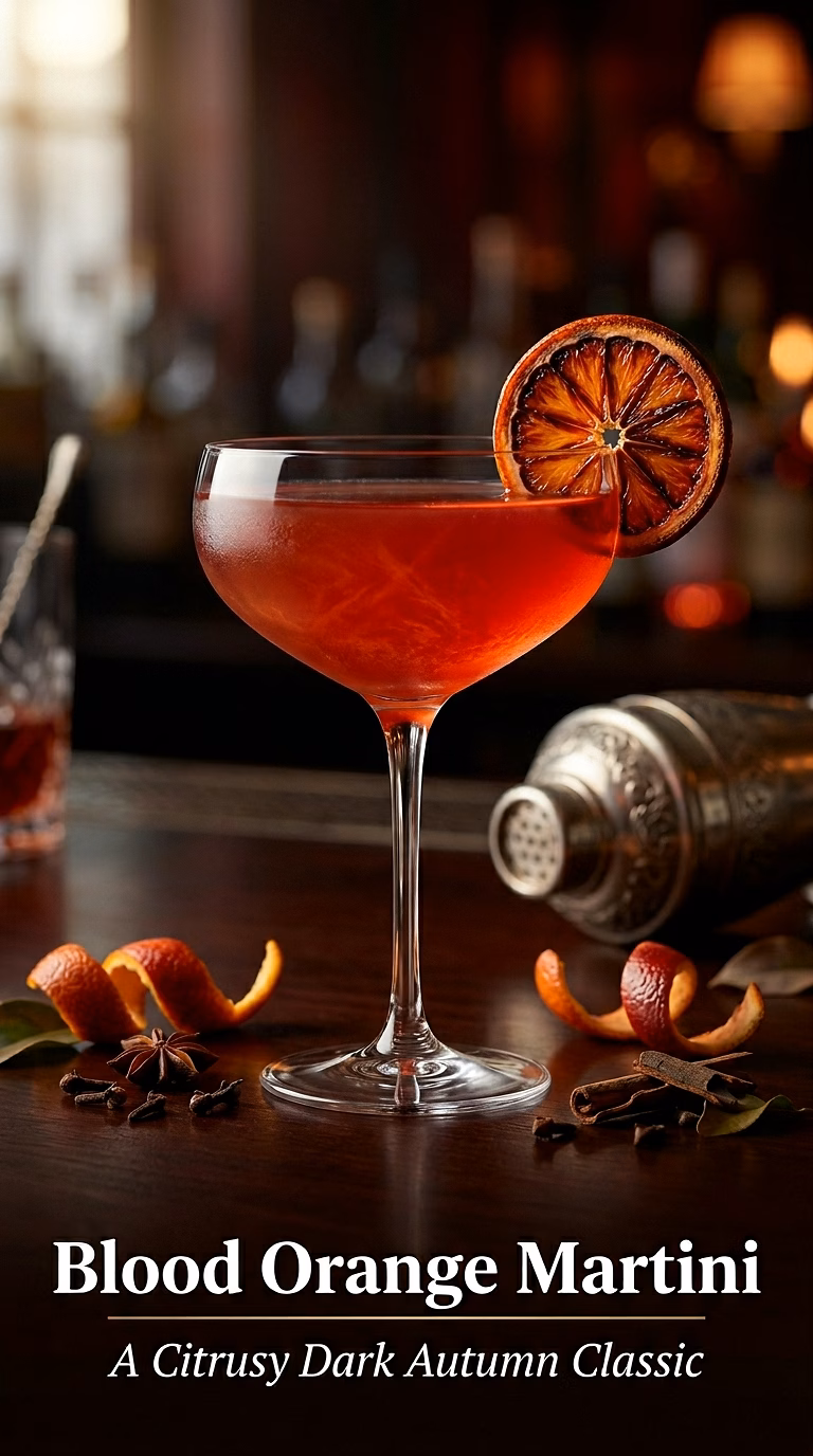 Blood Orange Martini