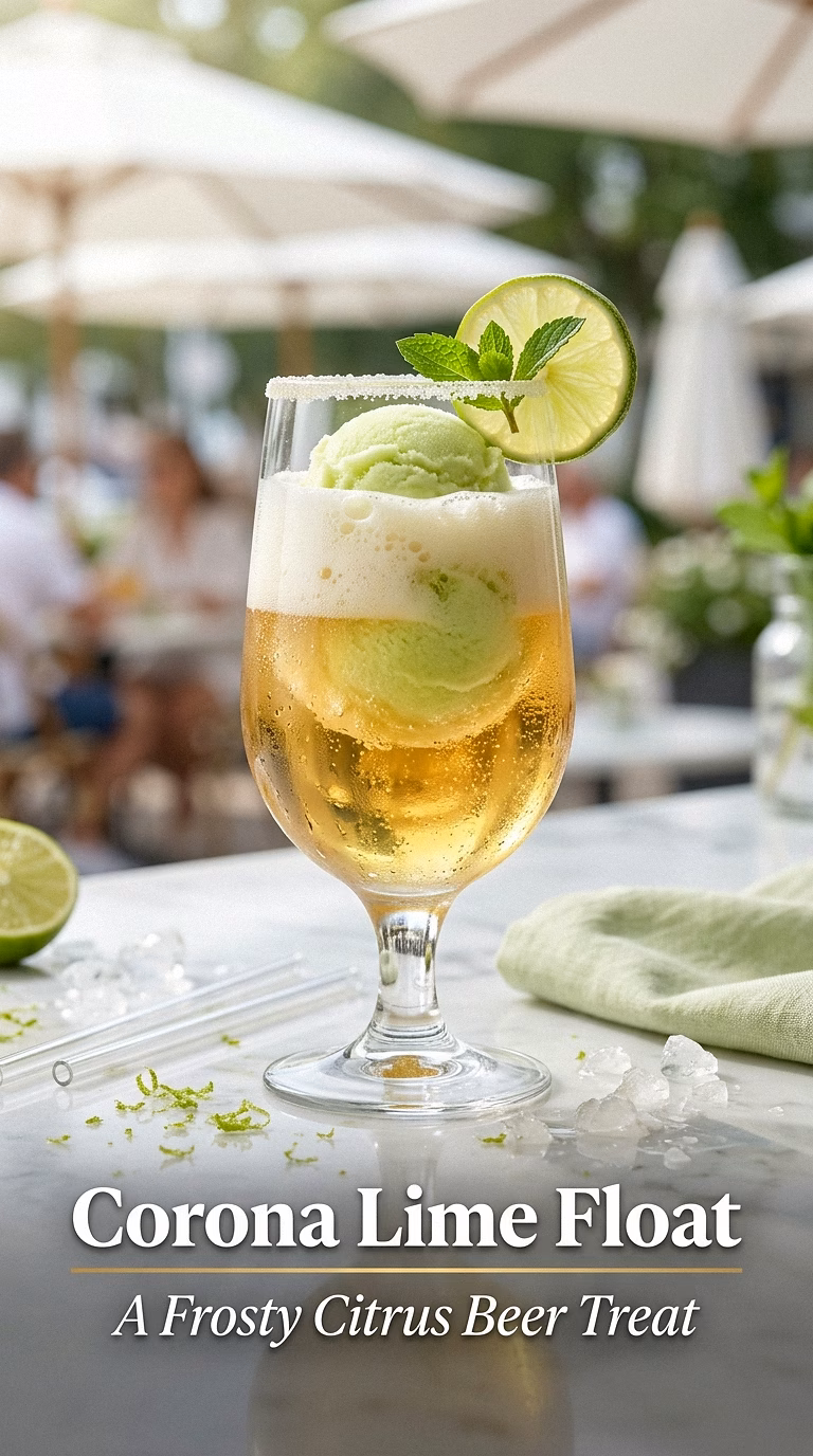 Corona Lime Float