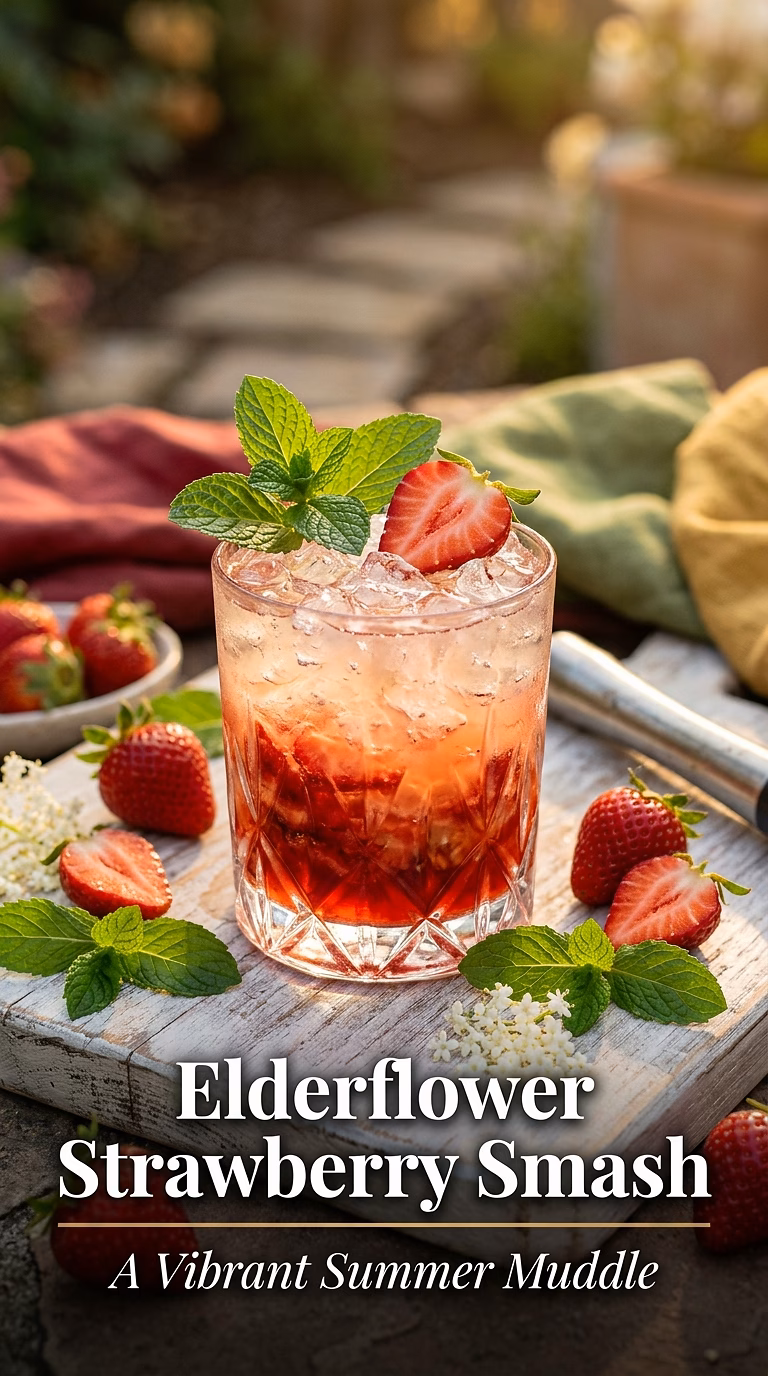 Elderflower Strawberry Smash
