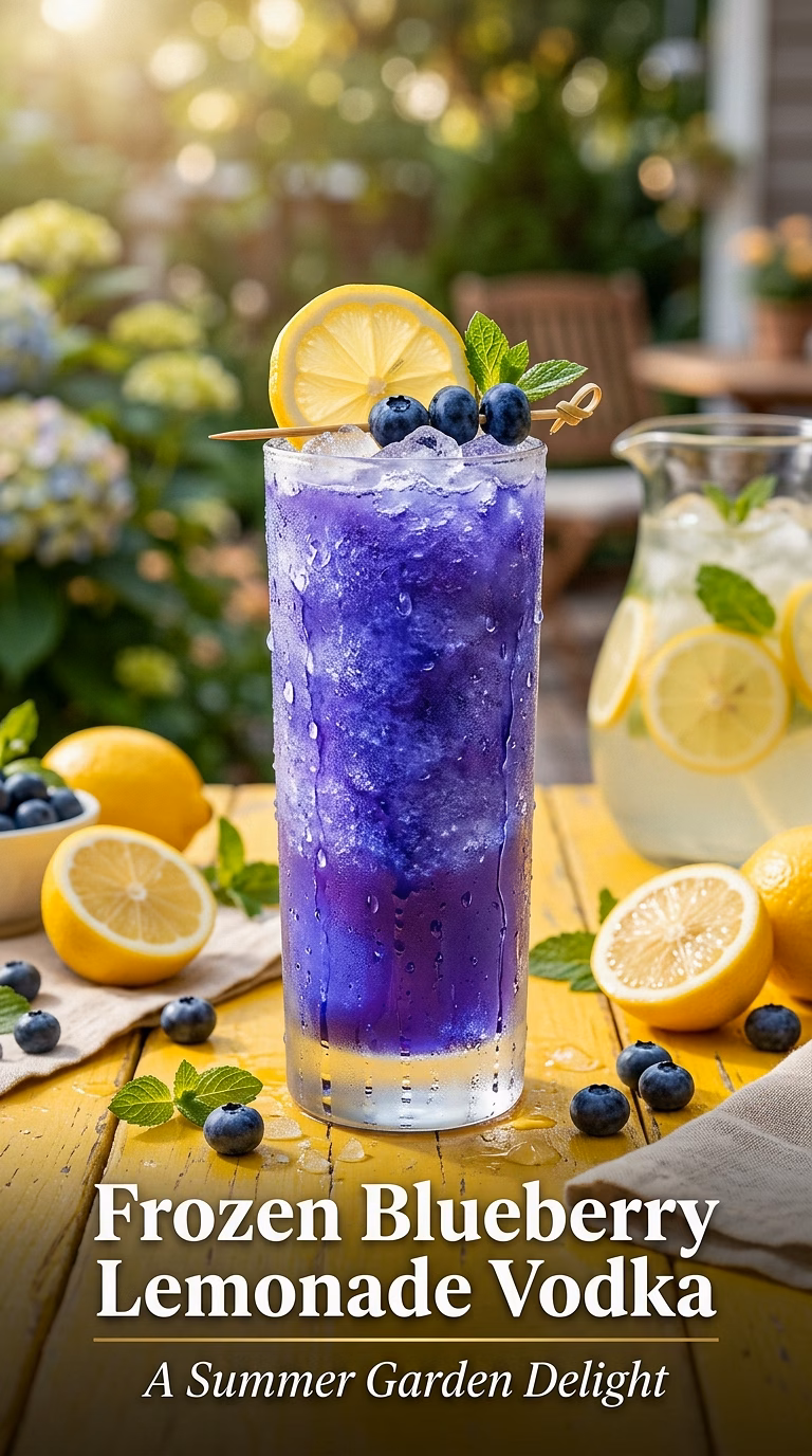 Frozen Blueberry Lemonade Vodka
