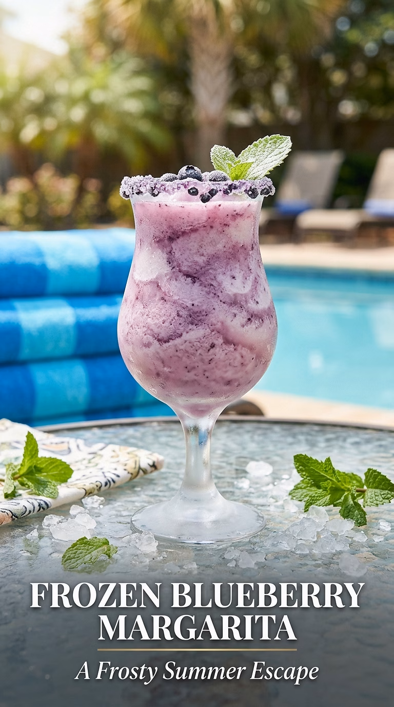 Frozen Blueberry Margarita