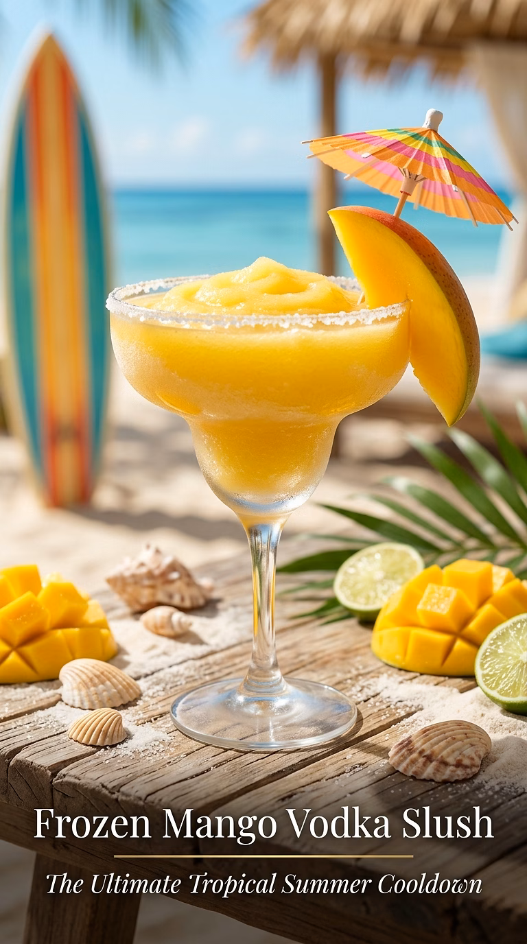 Frozen Mango Vodka Slush