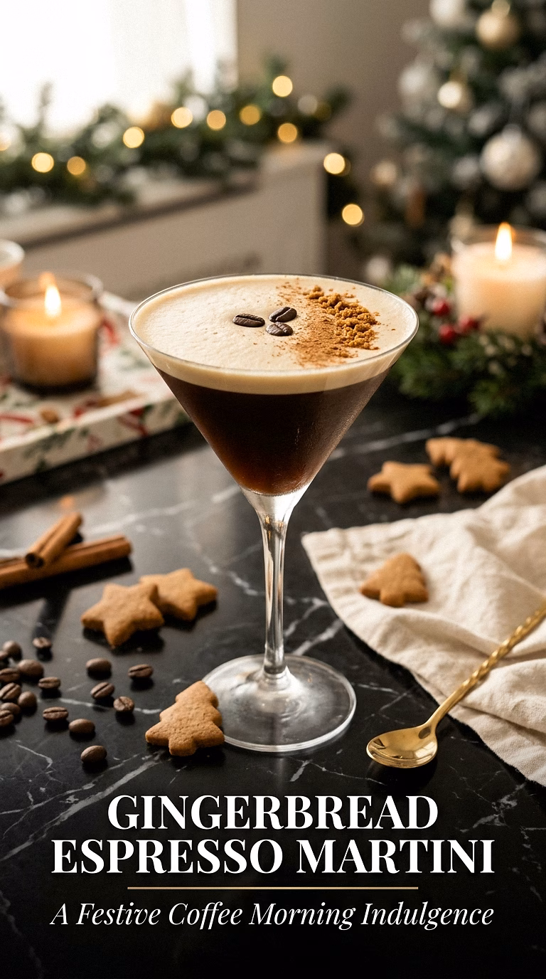 Gingerbread Espresso Martini