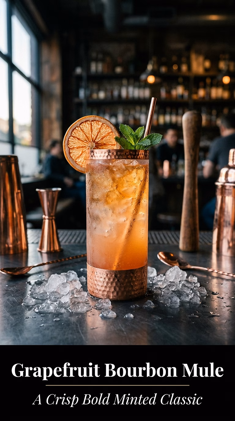 Grapefruit Bourbon Mule
