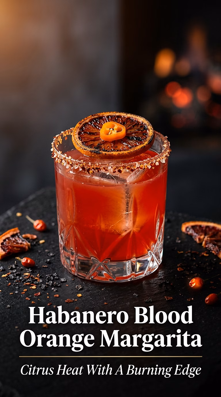 Habanero Blood Orange Margarita
