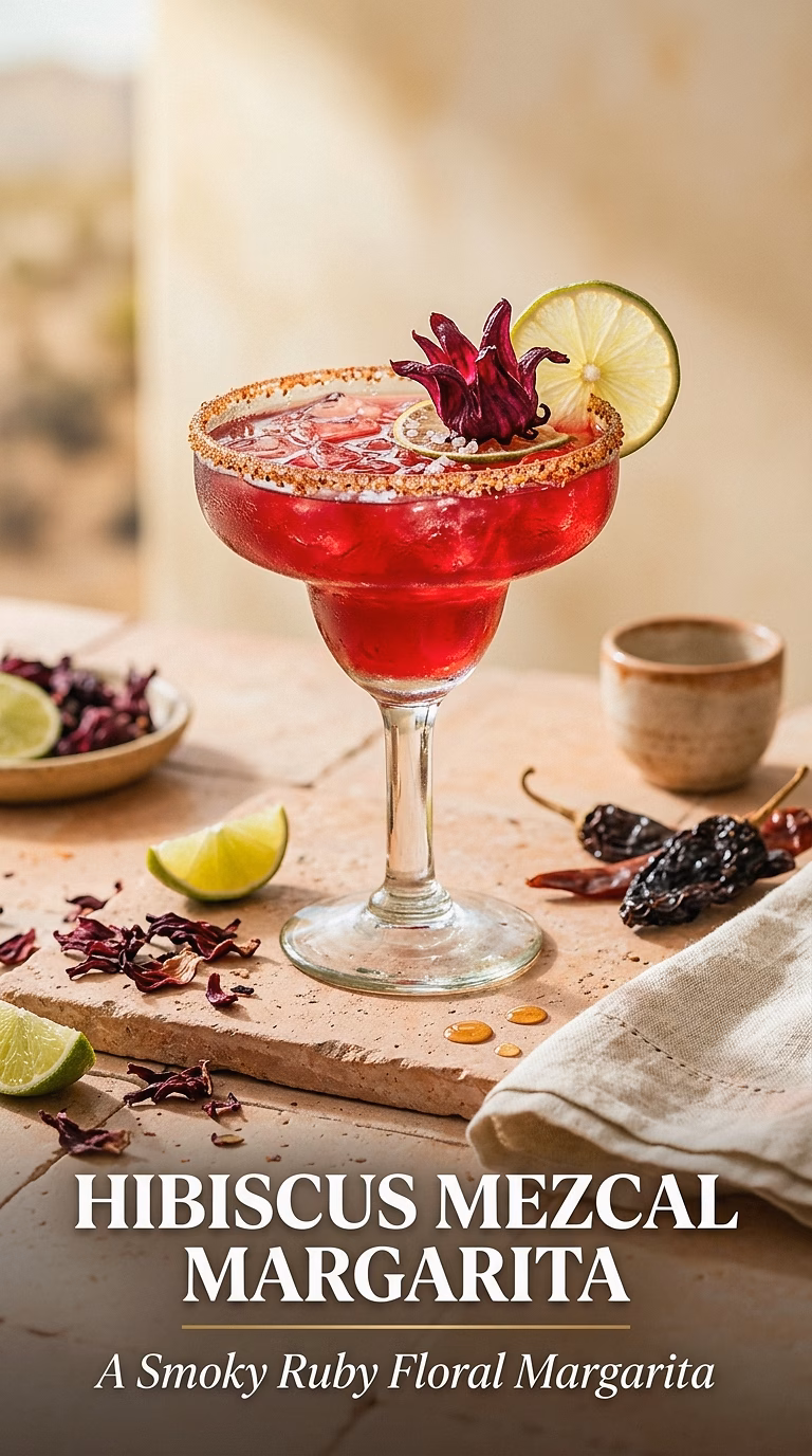 Hibiscus Mezcal Margarita