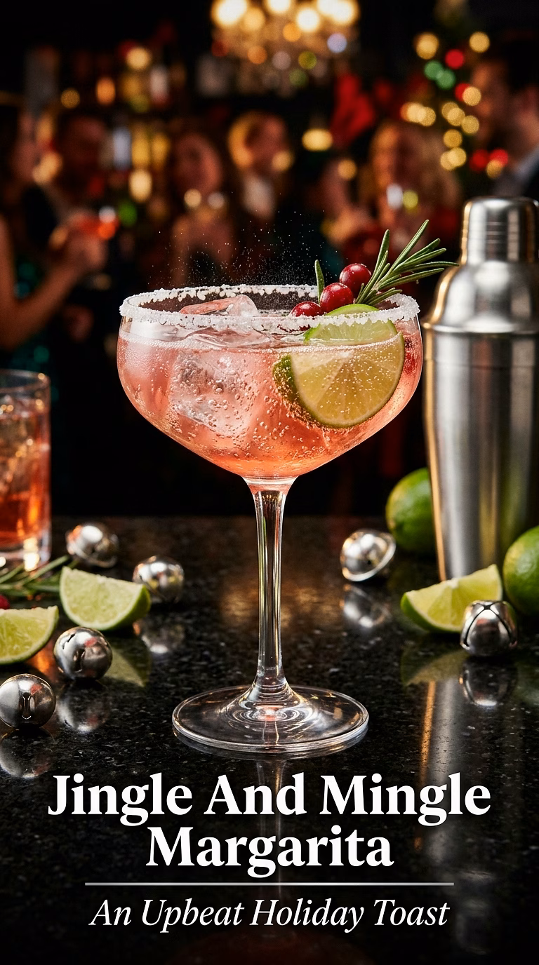 Jingle And Mingle Prosecco Cranberry Margarita