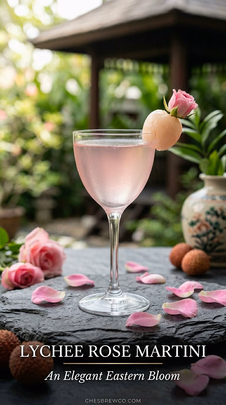 Lychee Rose Martini