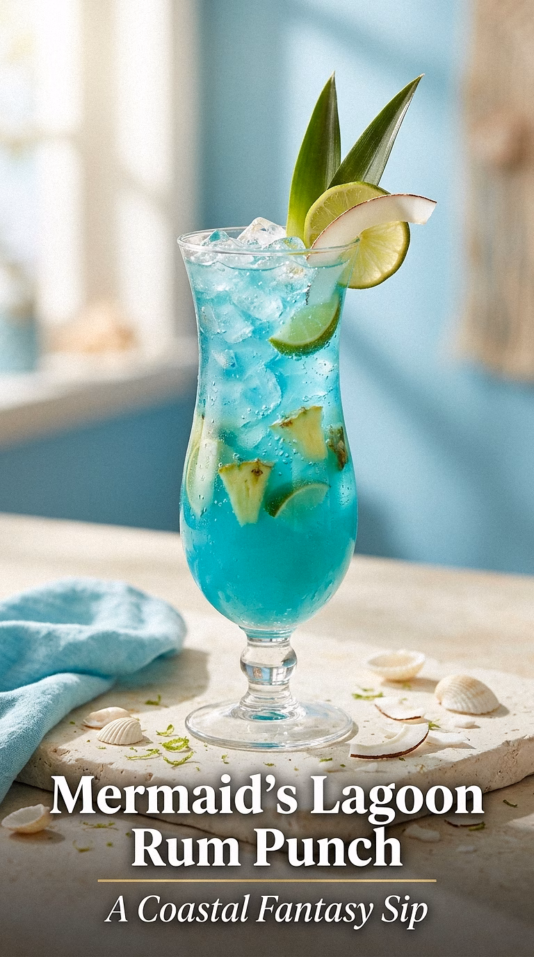 Mermaid's Lagoon Rum Punch