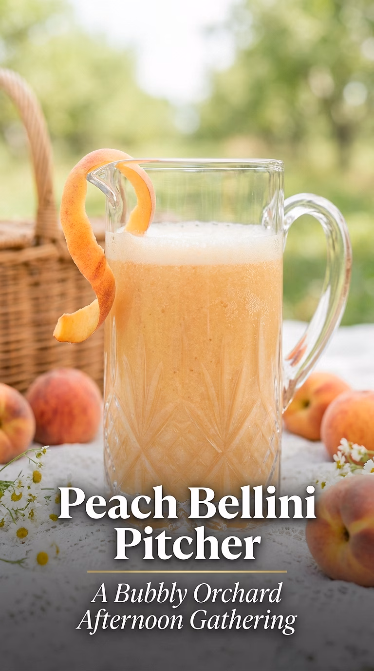 Peach Bellini Pitcher