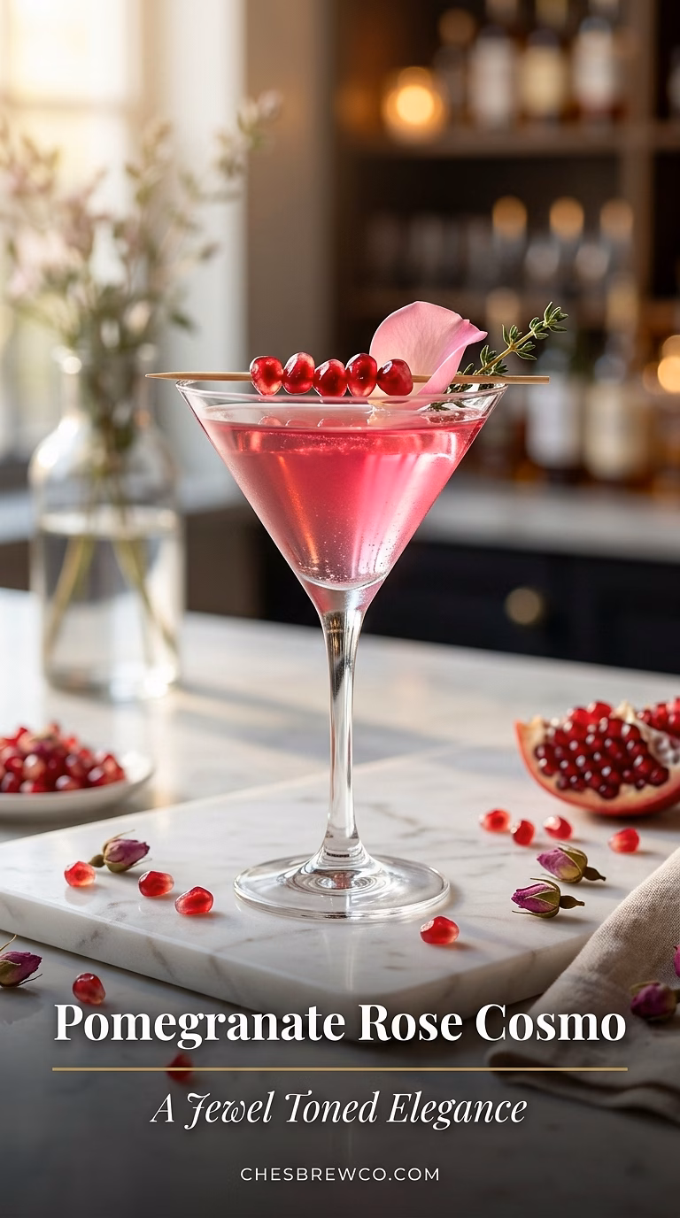 Pomegranate Rose Cosmo