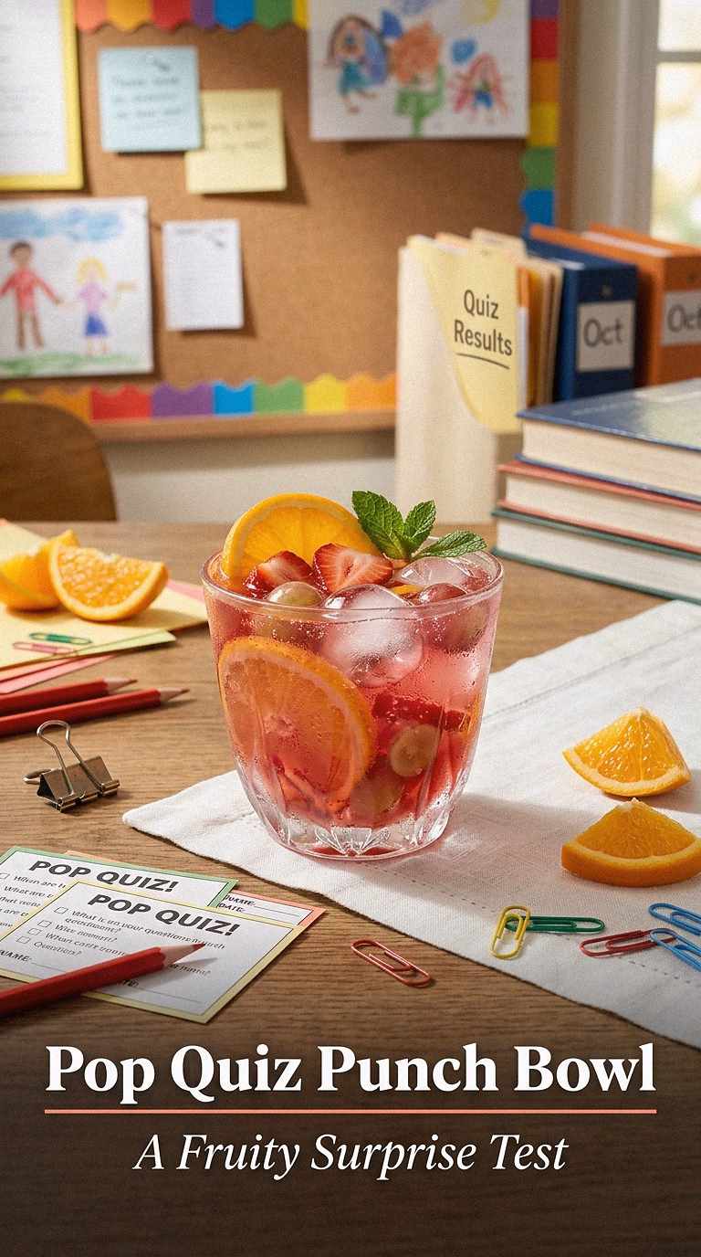 Pop Quiz Punch Bowl