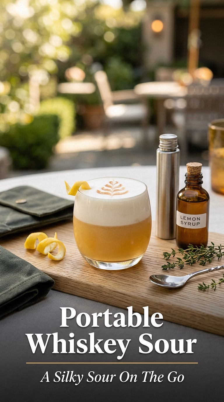 Portable Whiskey Sour