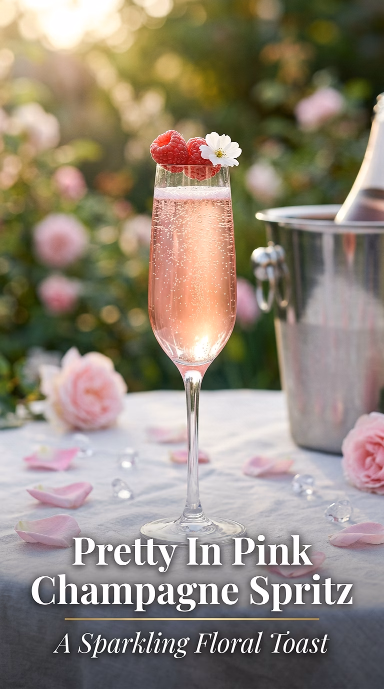 Pretty In Pink Champagne Spritz