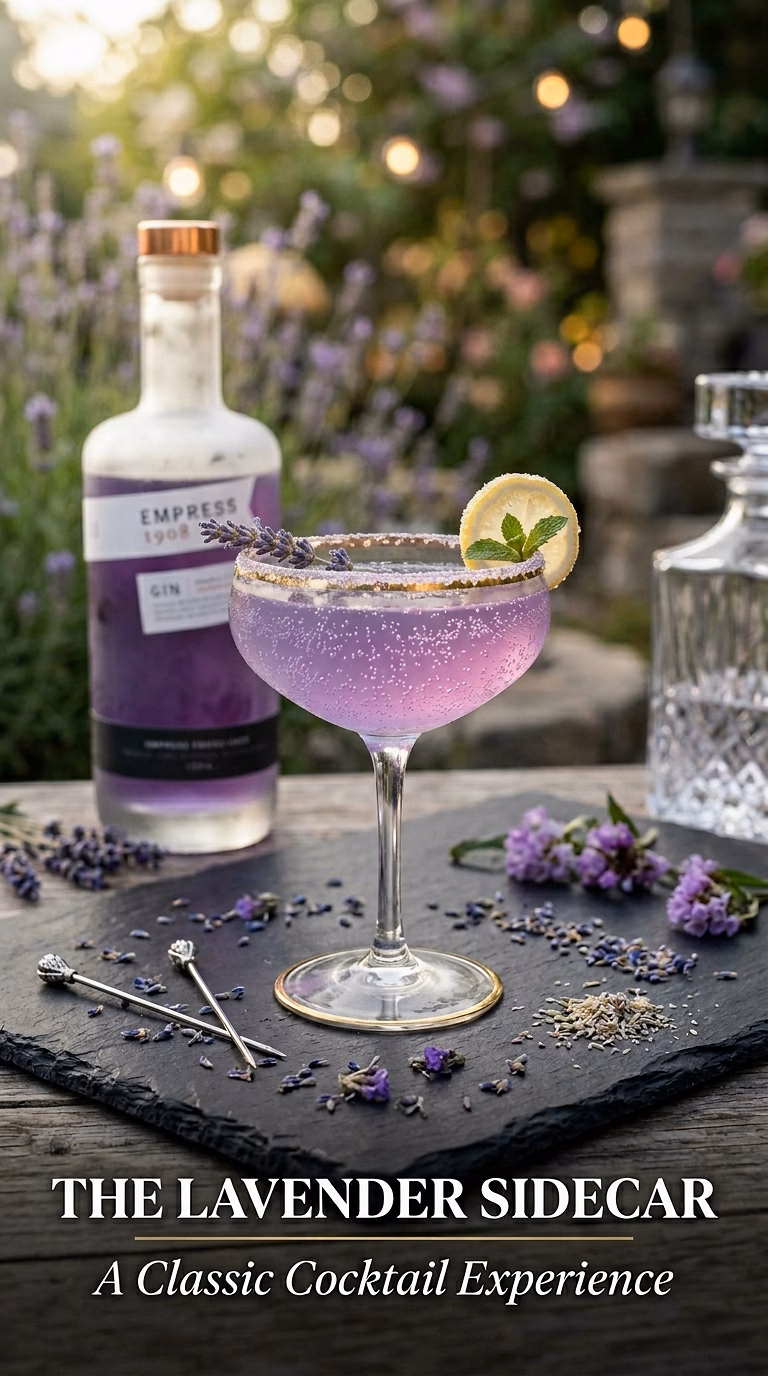 The Lavender Sidecar