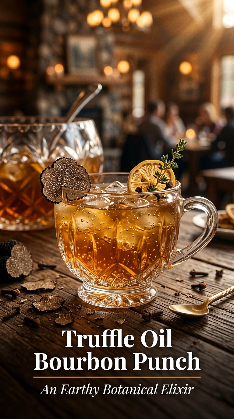 Truffle Oil Bourbon Punch