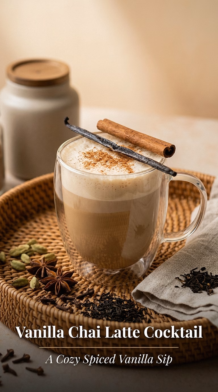 Vanilla Chai Latte Cocktail