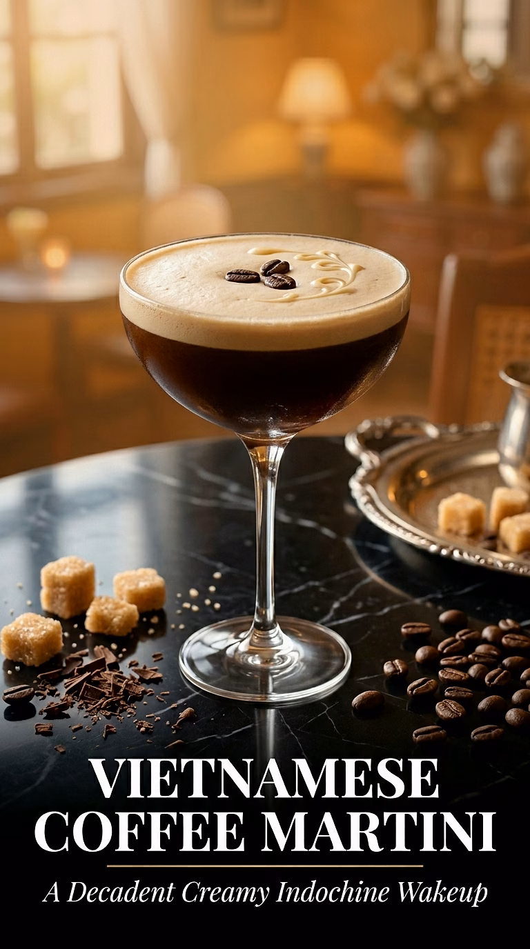 Vietnamese Coffee Martini (Cà Phê Martini)