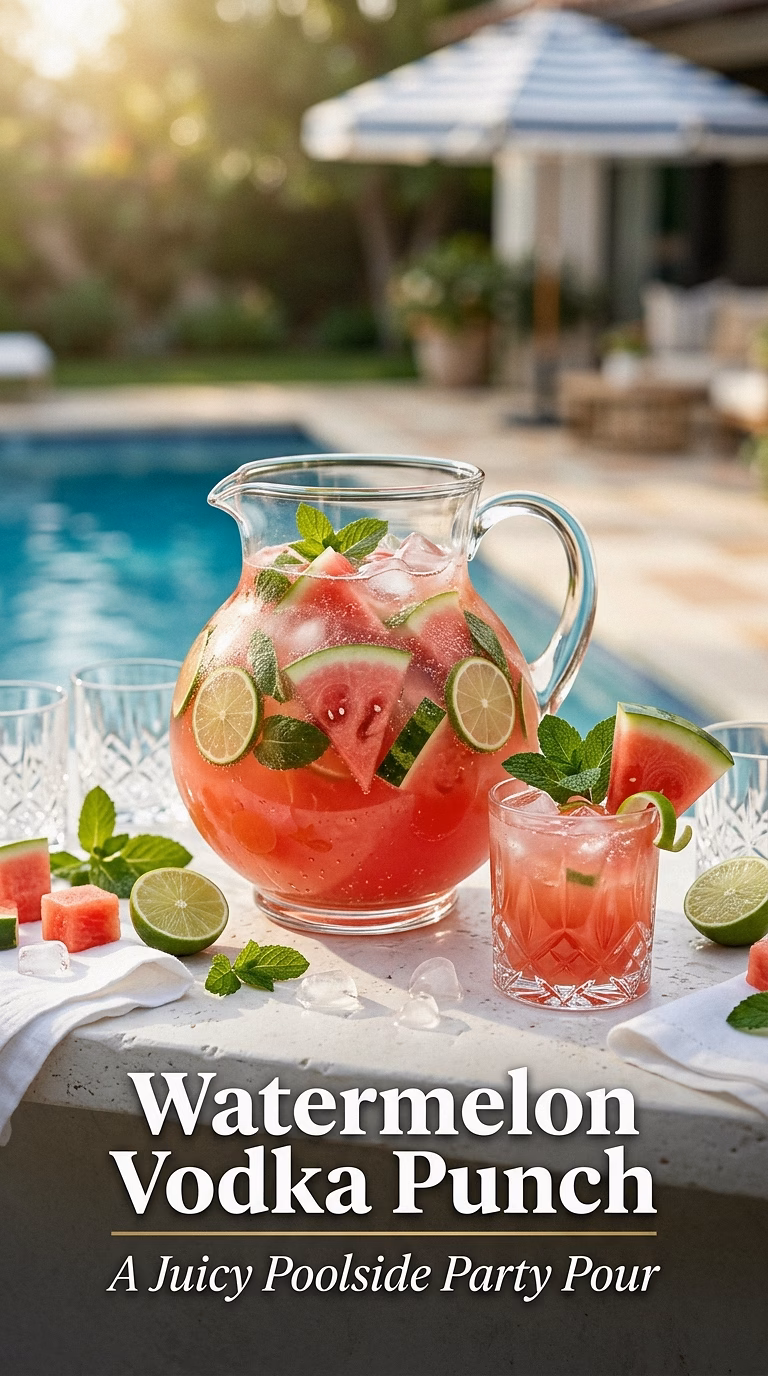 Watermelon Vodka Punch