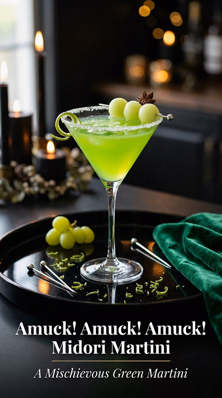 Amuck! Amuck! Amuck! Midori Martini