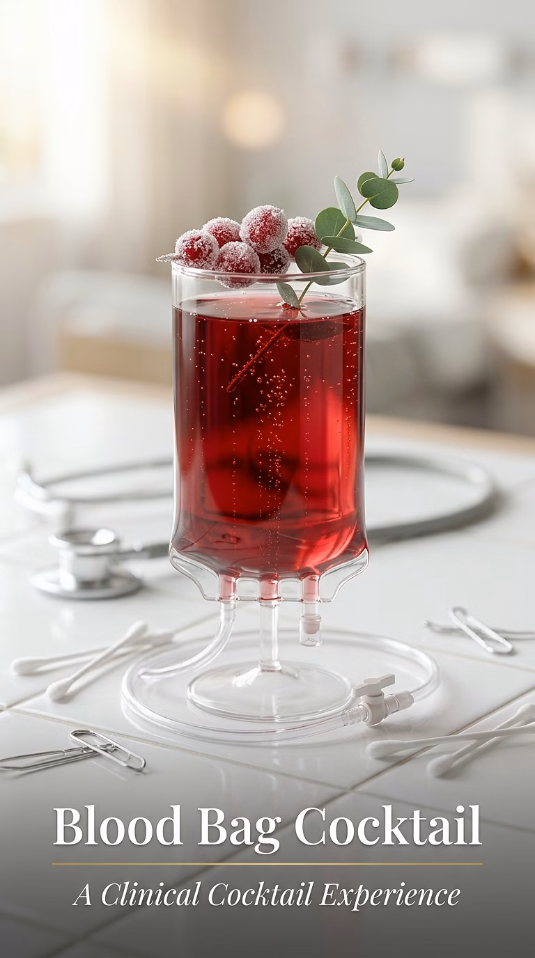Blood Bag Cocktail