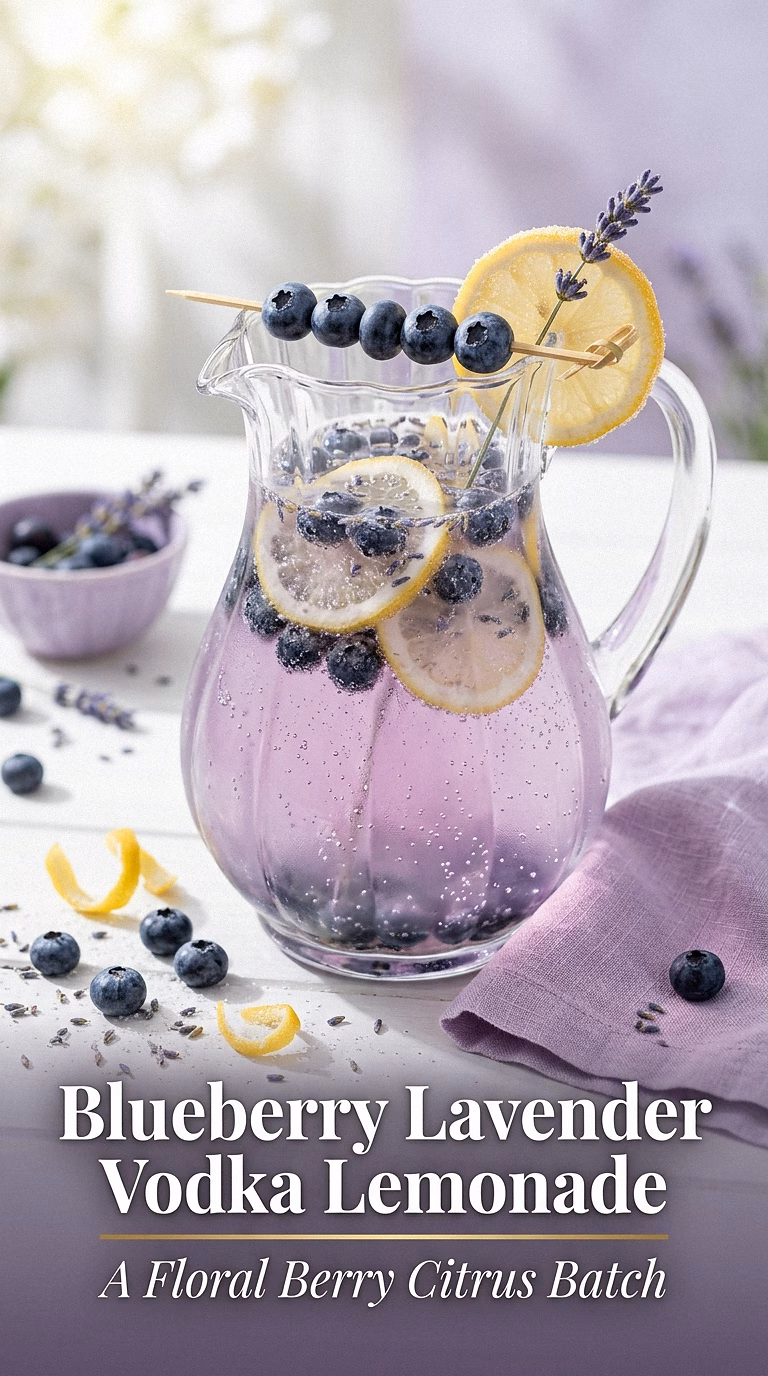 Blueberry Lavender Vodka Lemonade