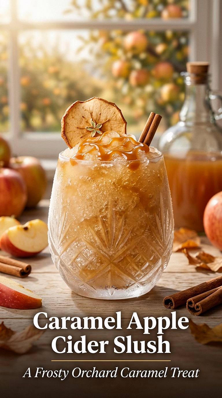 Caramel Apple Cider Slush