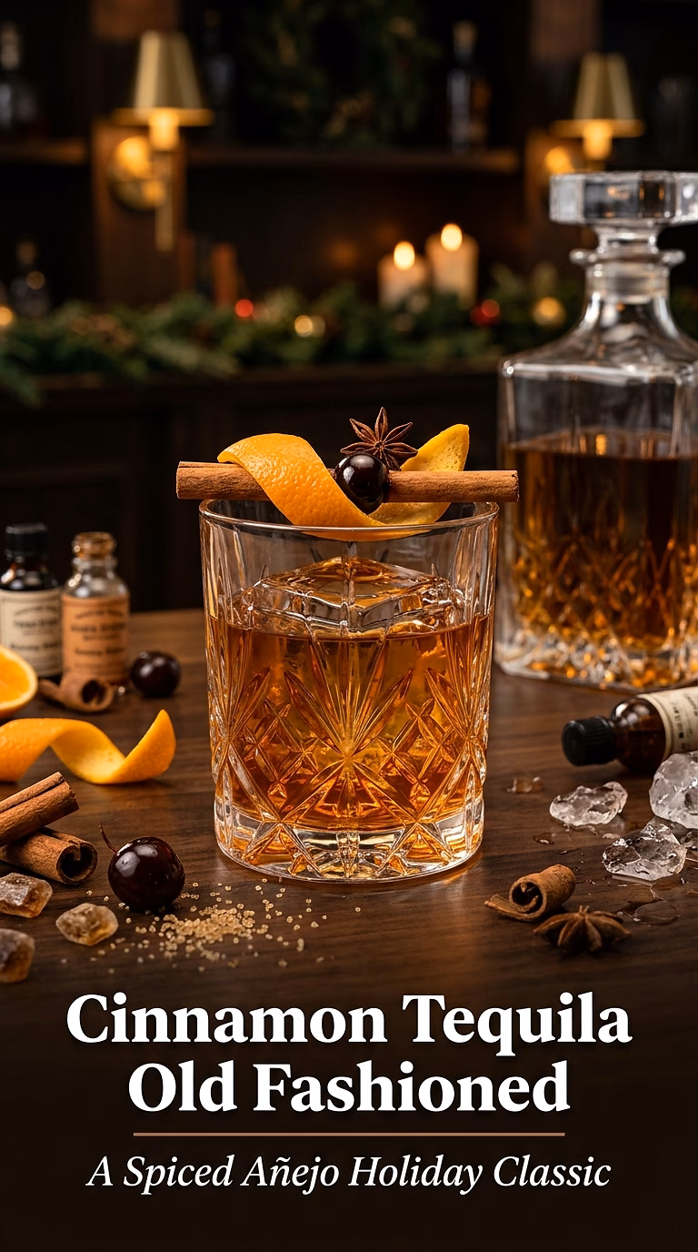 Cinnamon Tequila Old Fashioned