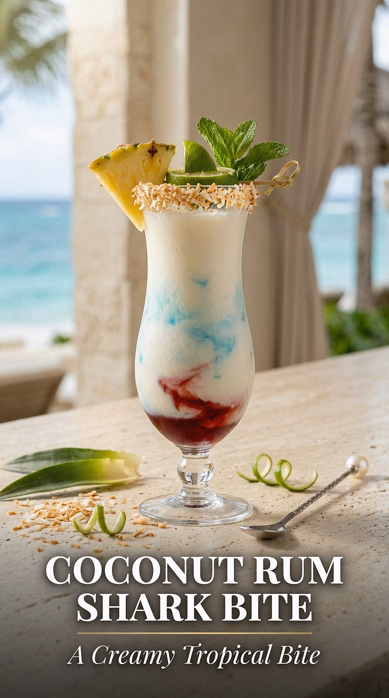 Coconut Rum Shark Bite