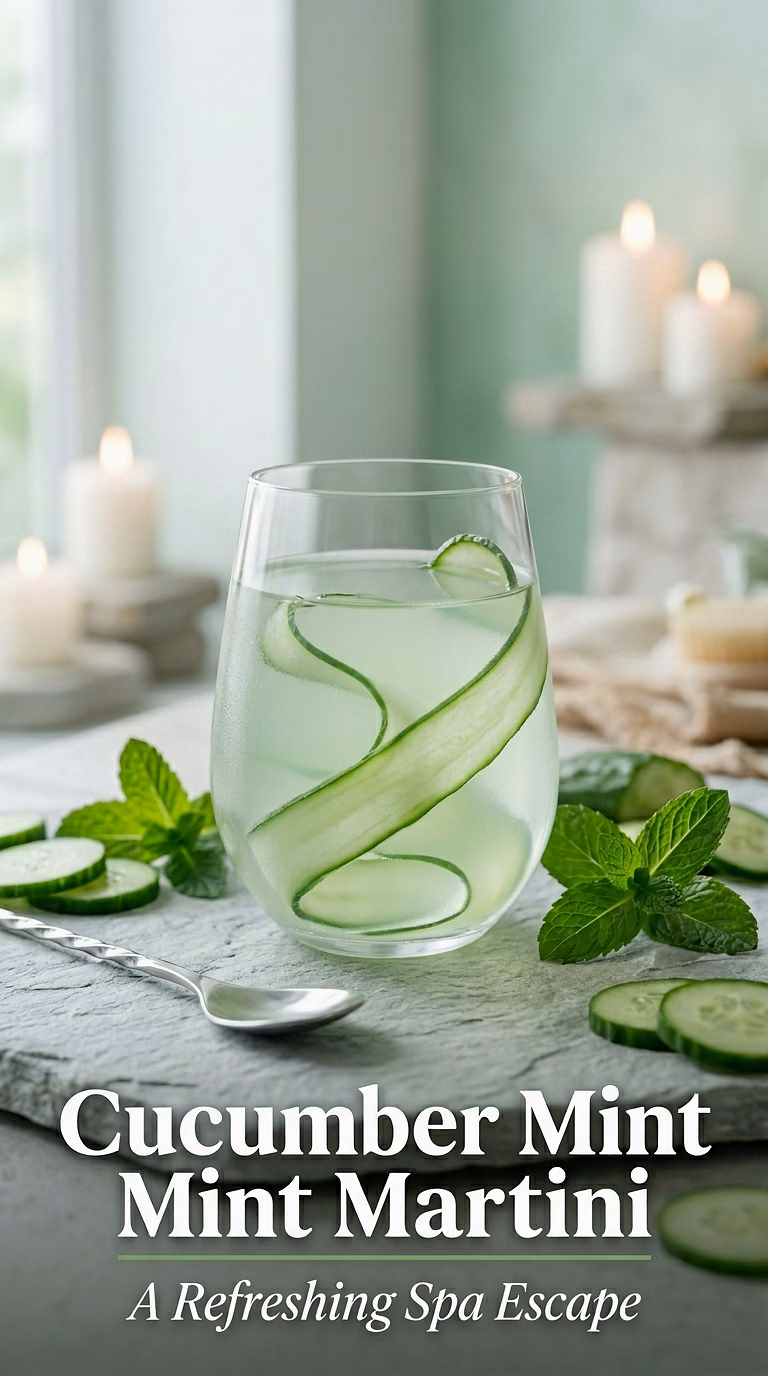 Cucumber Mint Martini
