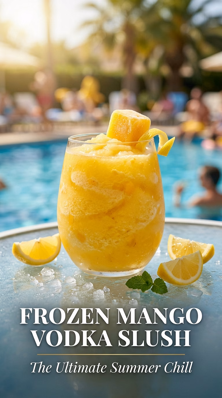 Frozen Mango Vodka Slush