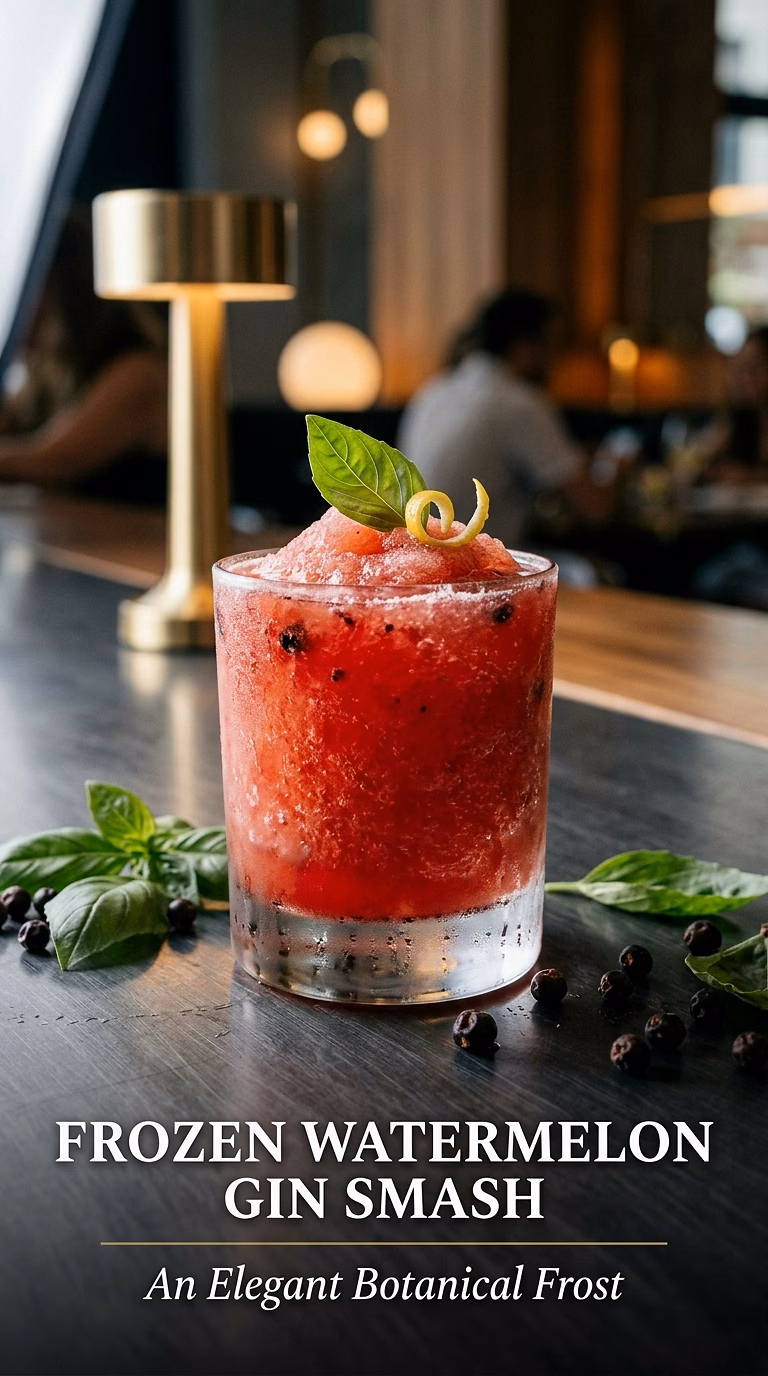 Frozen Watermelon Gin Smash