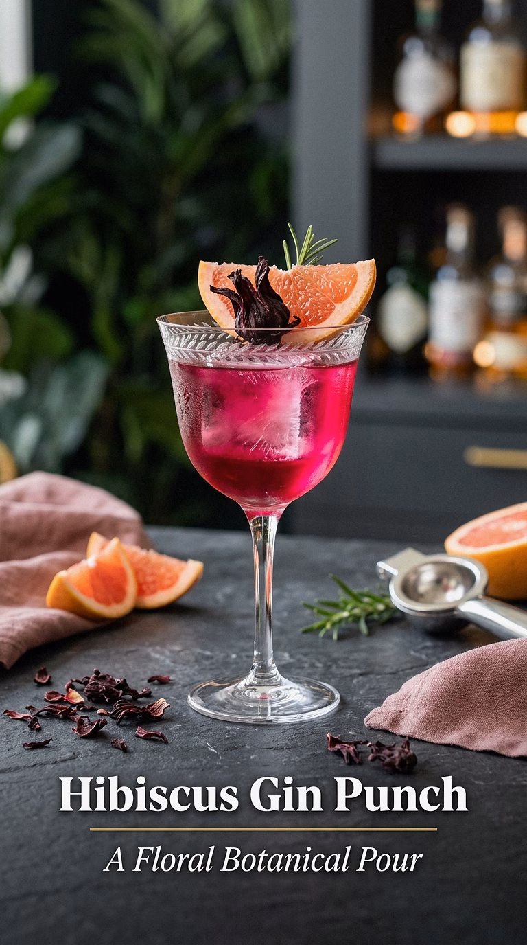 Hibiscus Gin Punch