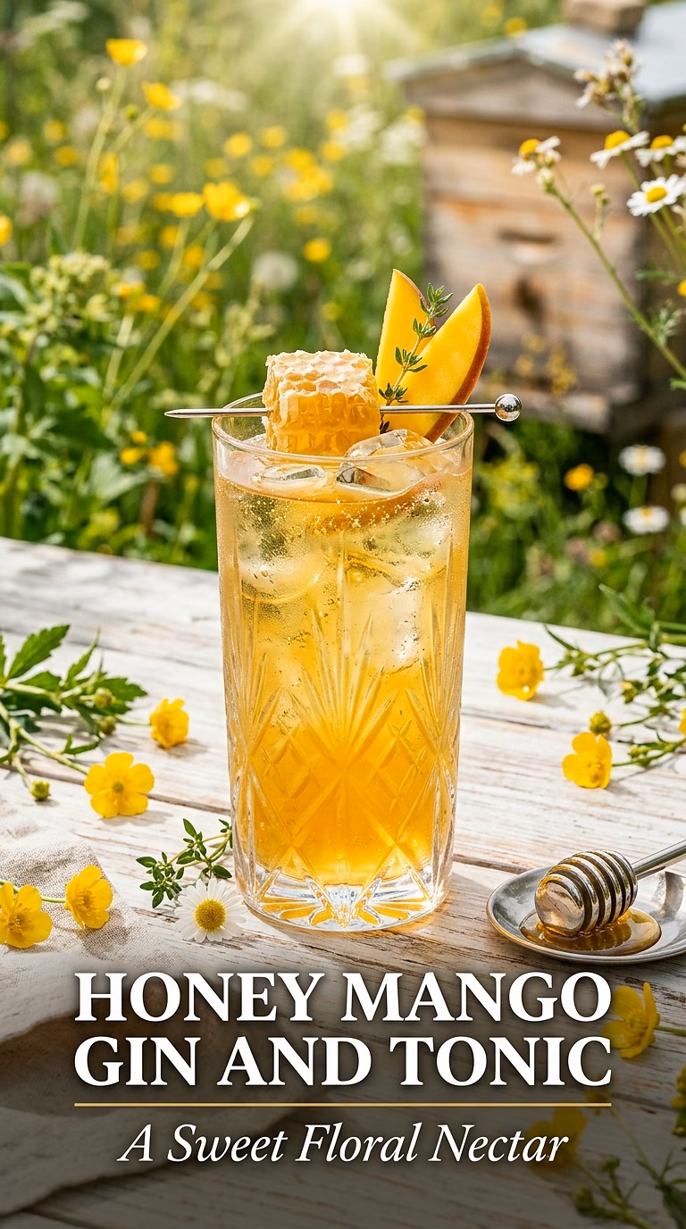 Honey Mango Gin and Tonic