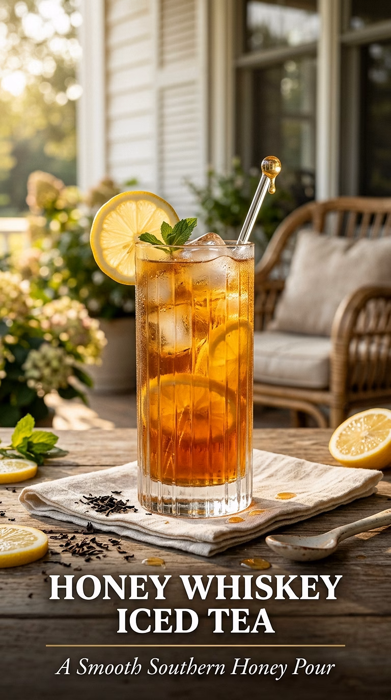 Honey Whiskey Iced Tea