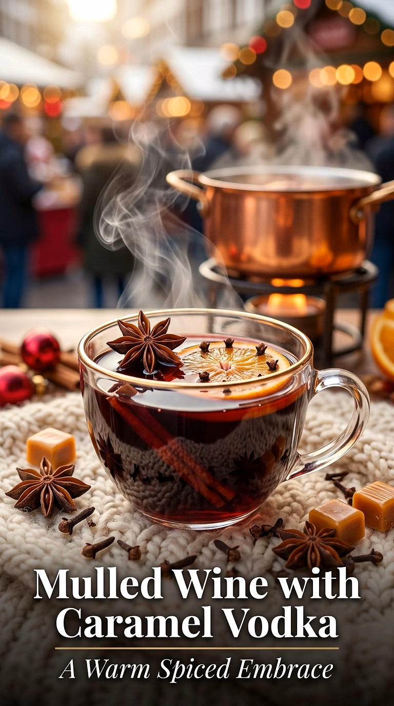 Mulled Wine with Caramel Vodka